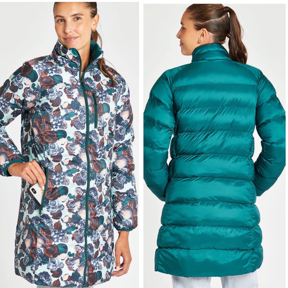 NWT Oiselle Flip Side Reversible Puffy Jacket